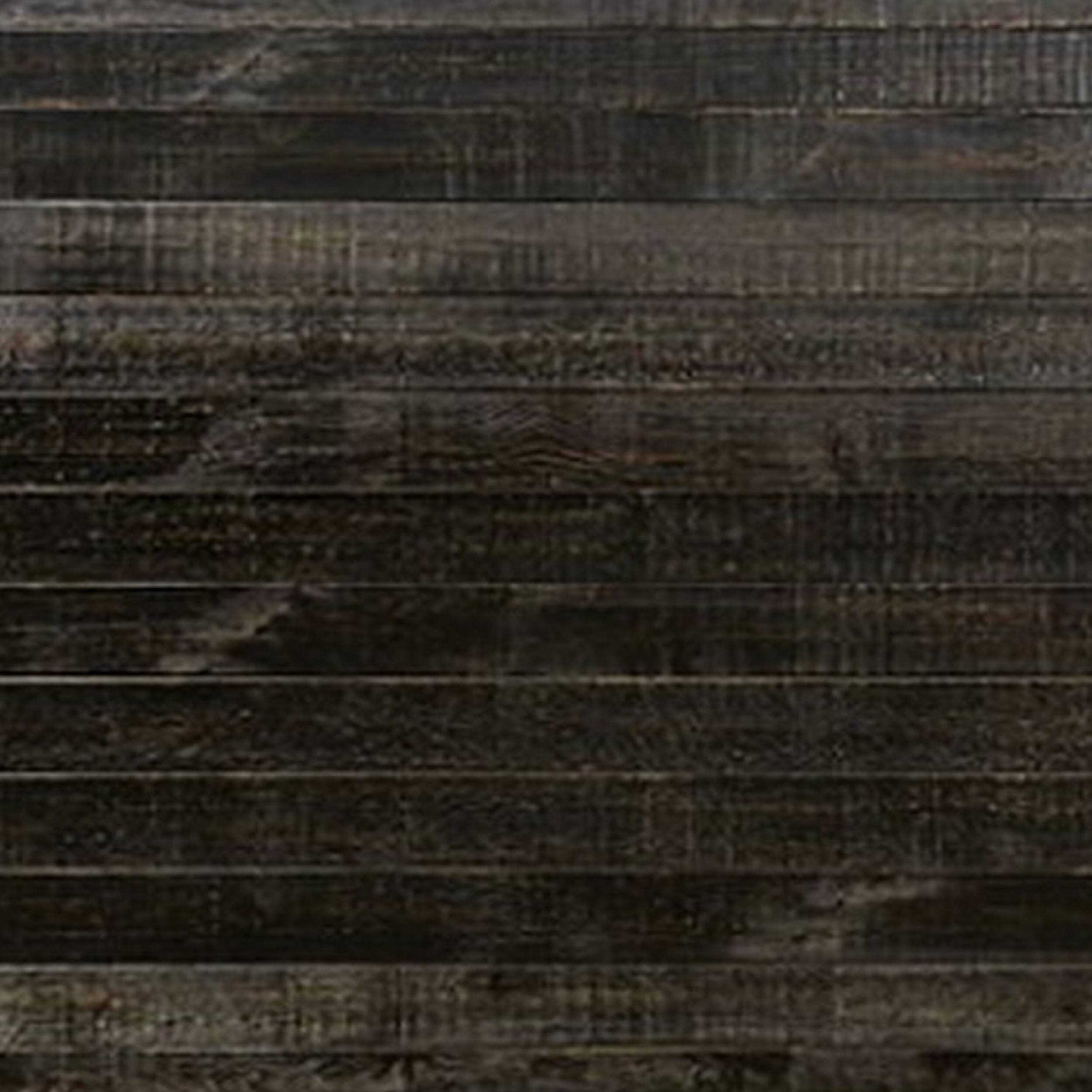 Alt View 2. Manhattan Lane - 72 Inch Wood 6 Seater Dining Table, Trestle Base, Black - Black.