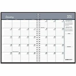 House of Doolittle - Embossed Cover 14-month Monthly Planner, Monthly, 6 7/8 x 8 3/4