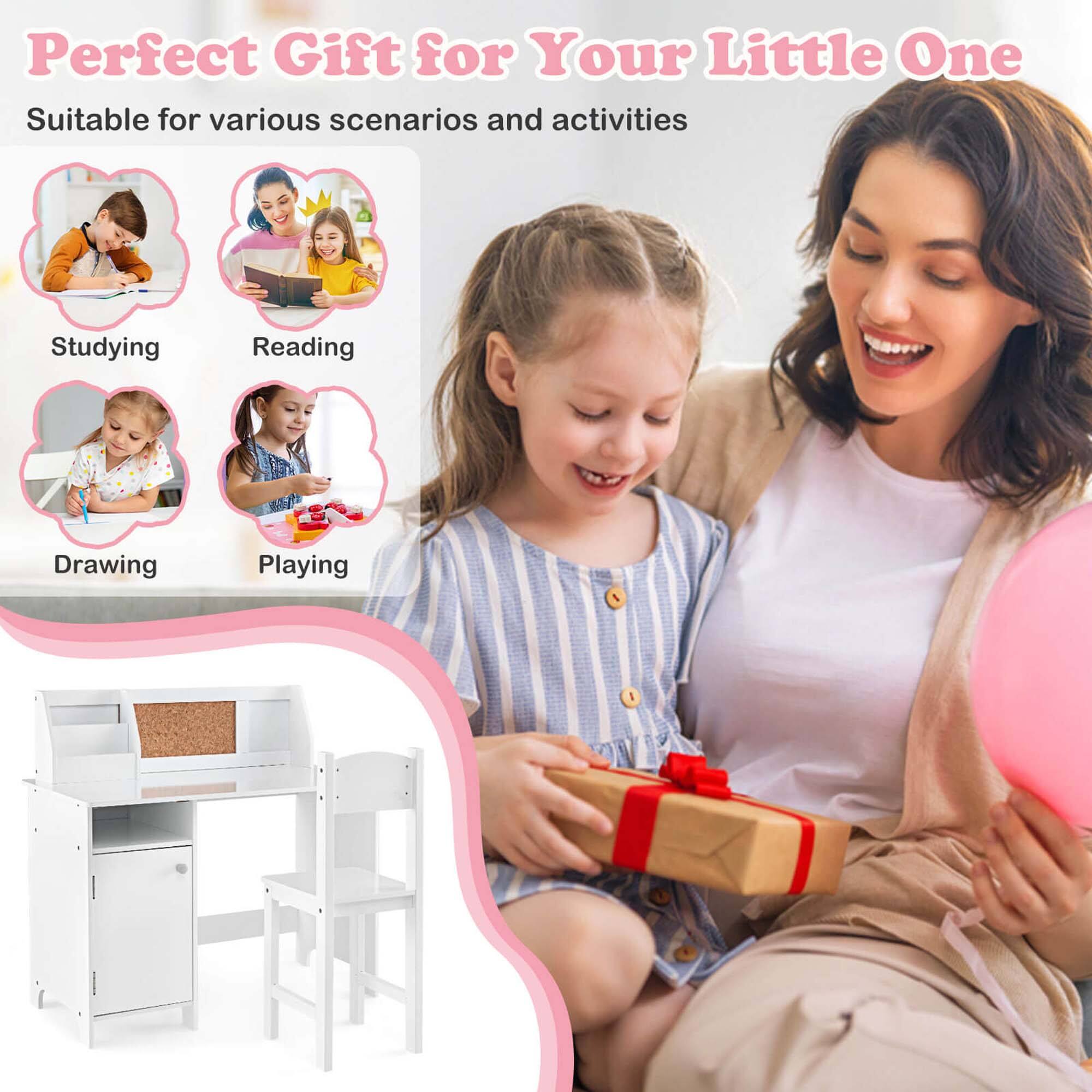 Perfect Gift for Your Little One

Suitable for various scenarios and activities

- Studying
- Reading
- Drawing
- Playing