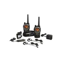 Midland - X-TRA TALK 36-Mile, 50-Channel FRS/GMRS 2-Way Radios (Pair) - Black - Left_Zoom