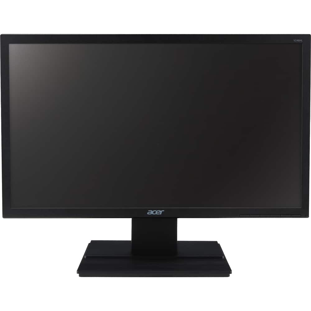 Front. Acer - 23.6" LED FHD Monitor - Black.