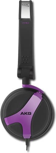 Front Standard. AKG - Over-the-Ear Headphones - Fuchsia.