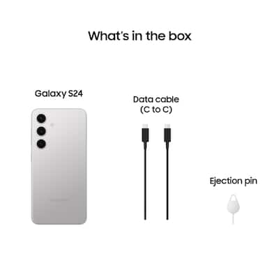 Samsung Galaxy S24 256GB (Unlocked) Marble Gray SM-S921UZAEXAA Samsung Galaxy S24 256GB (Unlocked) Marble Gray SM-S921UZAEXAA