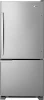Amana - 18.6 Cu. Ft. Bottom-Freezer Refrigerator - Stainless steel - Front_Standard