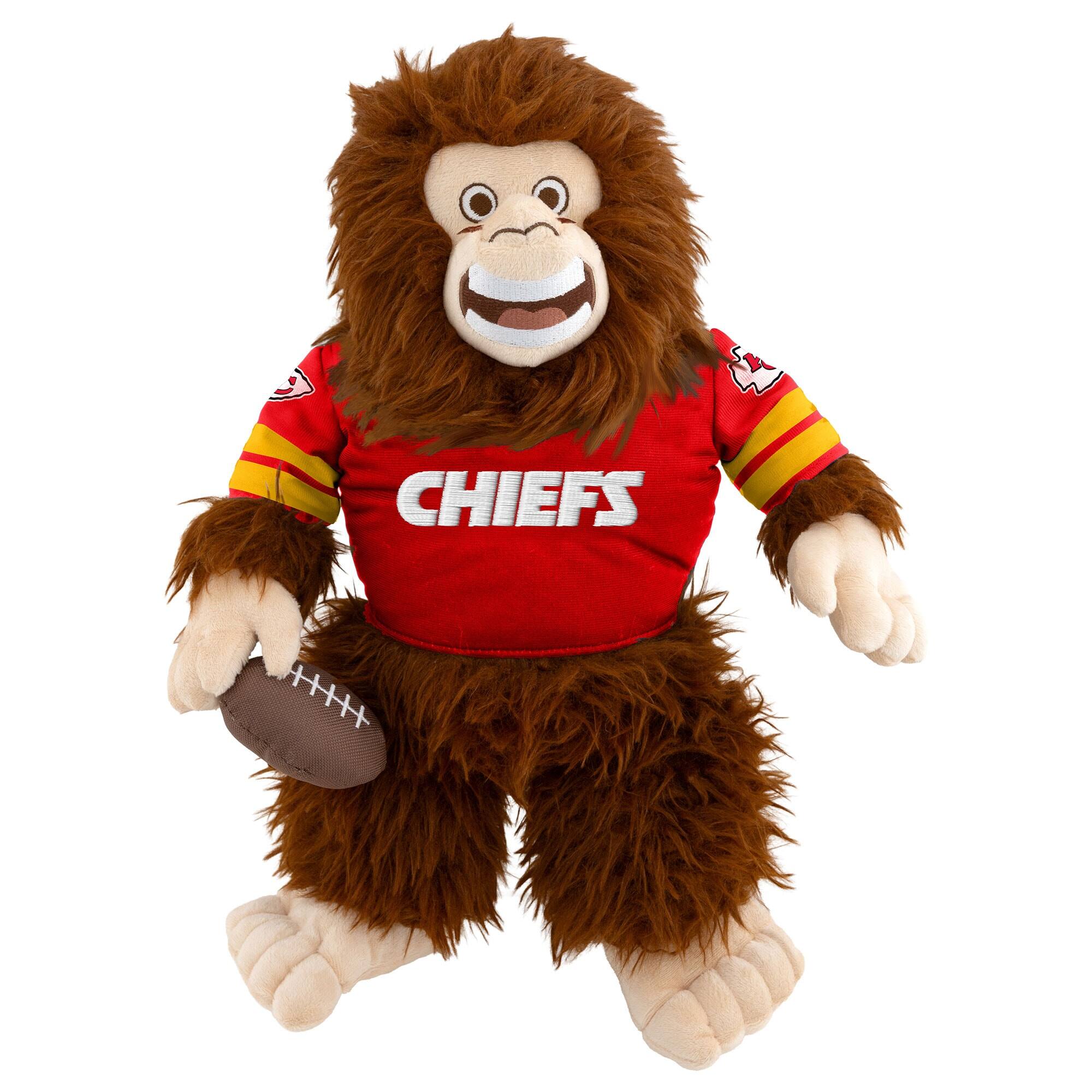 Alt View 1. Sporticulture - Kansas City Chiefs 14" Big Footballer Premium Plush - Multicolor.