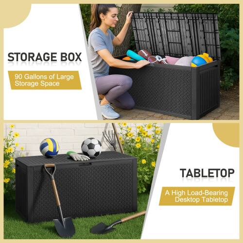 STORAGE BOX | DAV 90 Gallons of Large Storage Space  
TABLETOP | A High Load-Bearing Desktop Tabletop