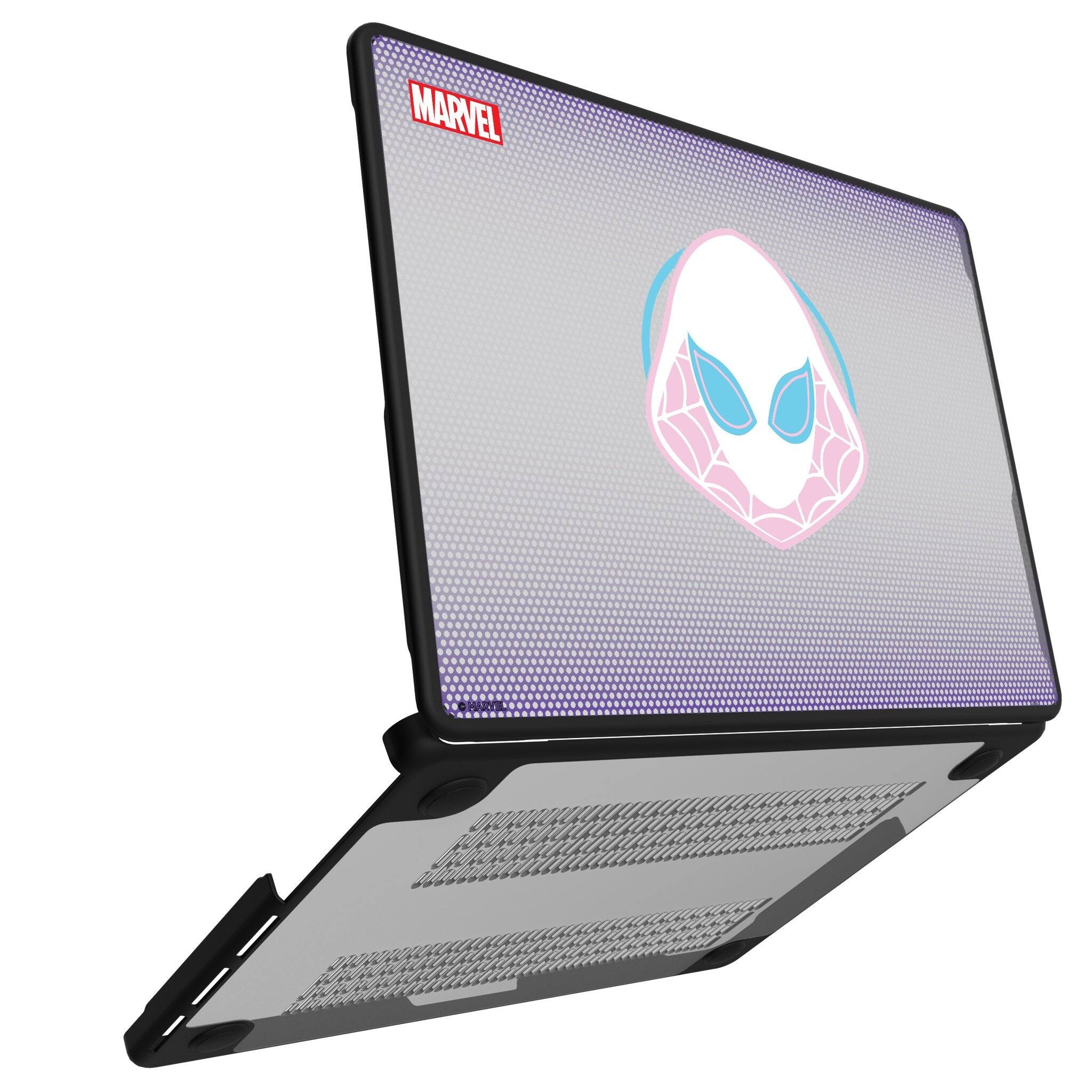 Angle. Keyscaper - Marvel Grid Laptop Case - Apple MacBook Pro (13-inch, 2020) - Spider-Gwen.