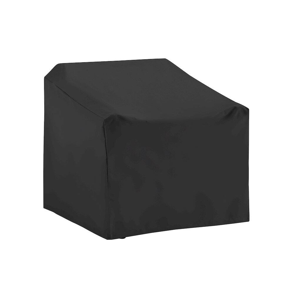 Left. Crosley Furniture - Outdoor Chair Furniture Cover - Black.