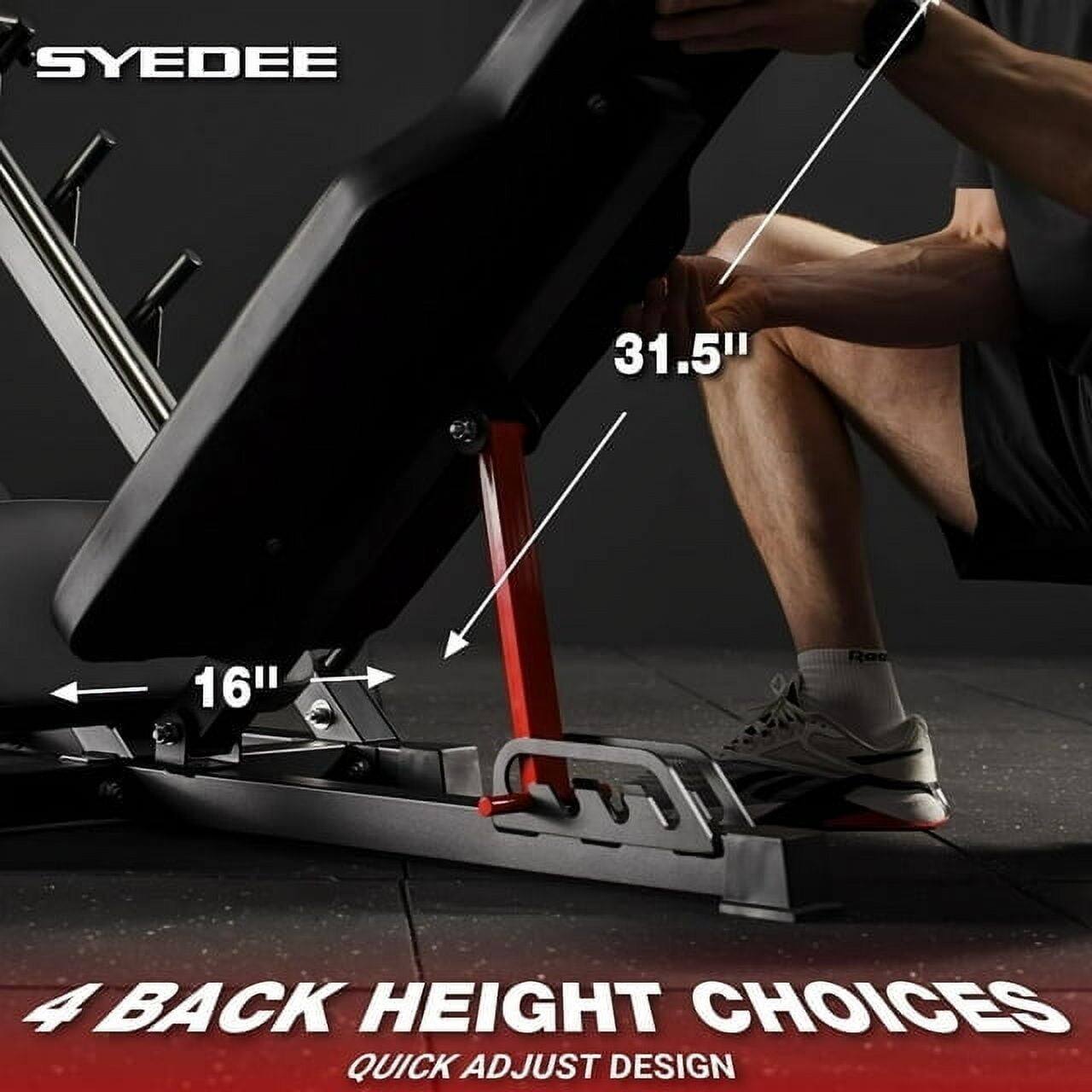 SYEDEE 31.5" 16" 4 BACK HEIGHT CHOICES QUICK ADJUST DESIGN