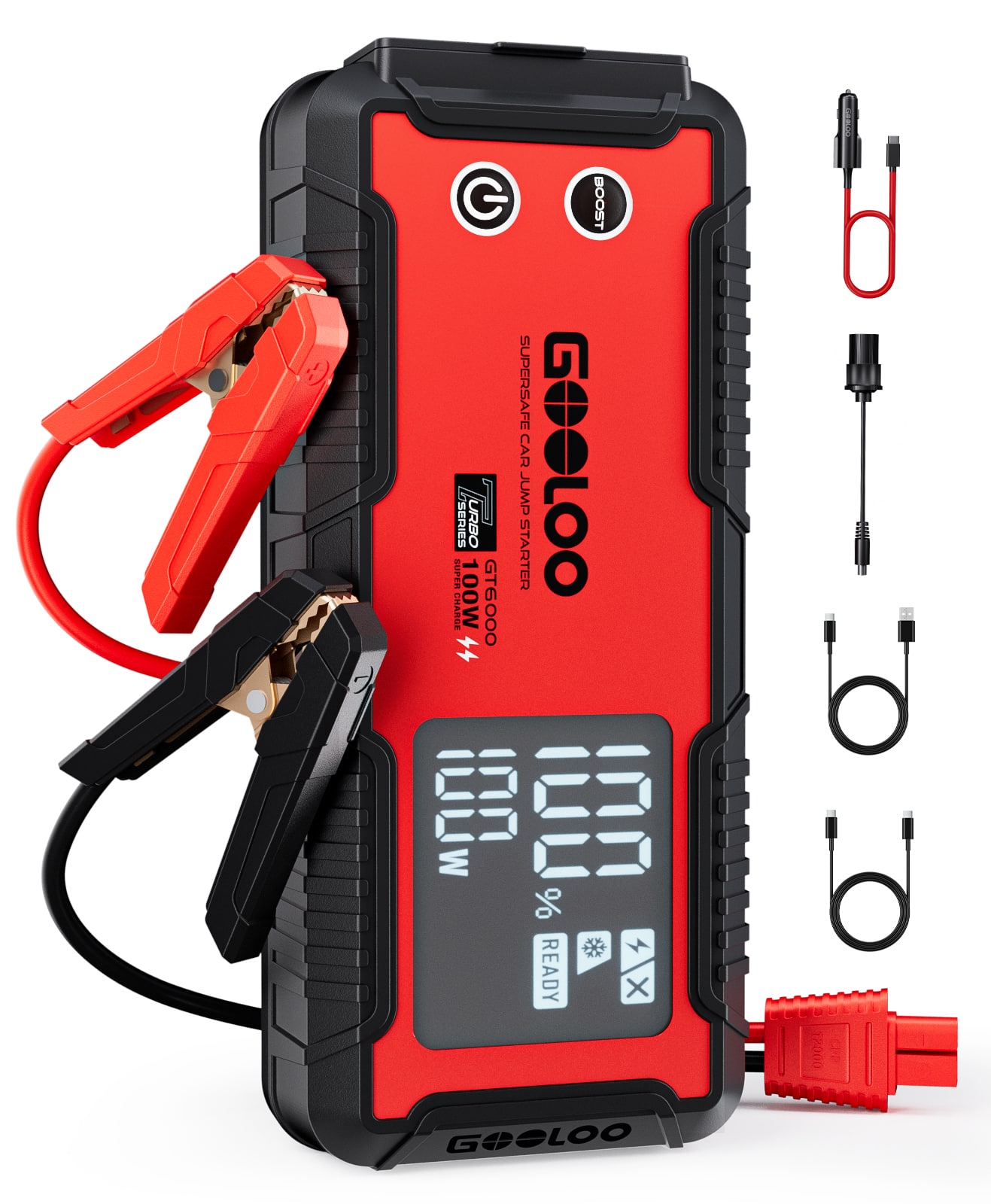GOOLOO - GT6000 6000A Supersafe Jump Starter with 100W Bidirectional Fast Charge price history on PriceWatchPro