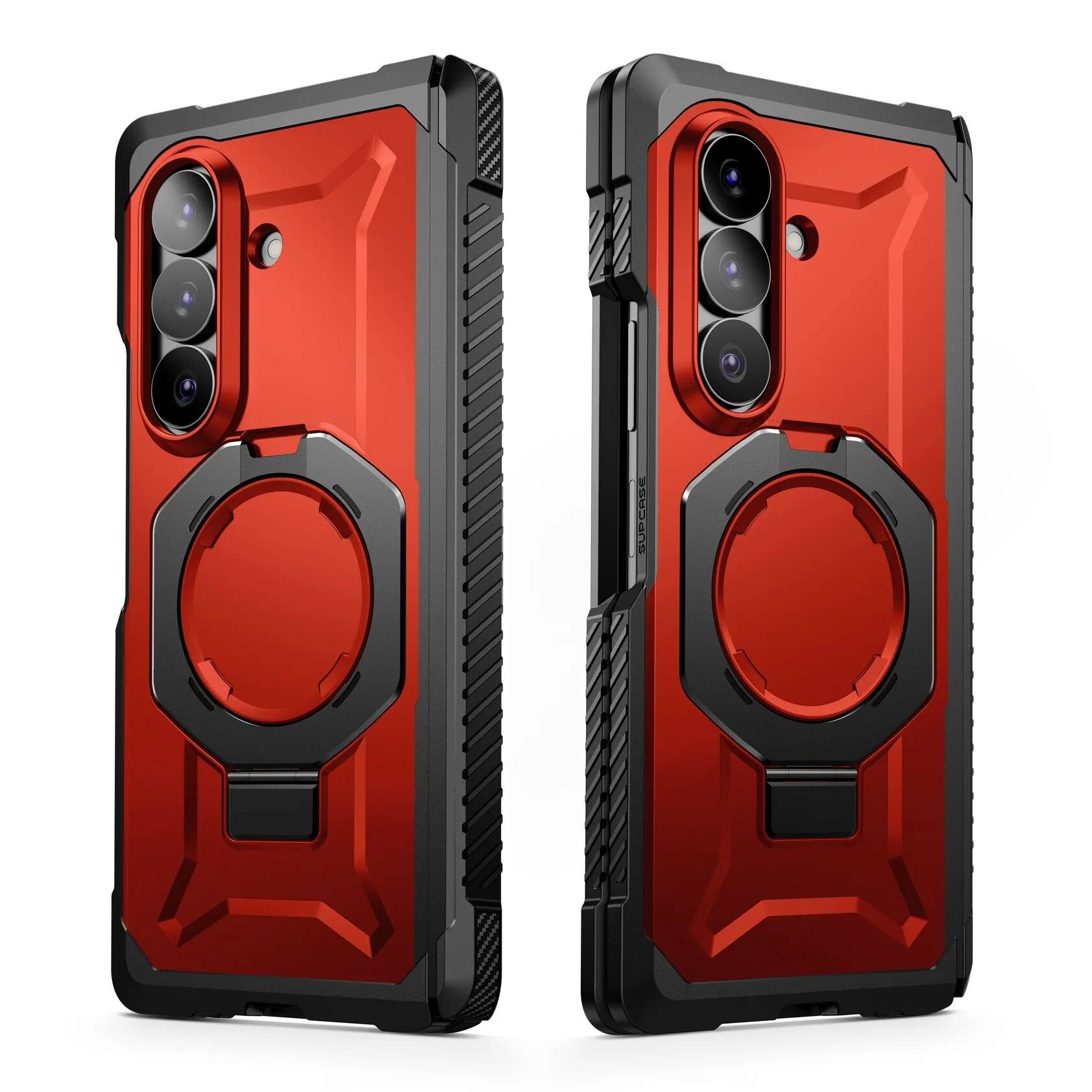 Alt View 4. SUPCASE - UB Grip MagSafe Case for Samsung Galaxy Z Fold 8 Ultra with Screen Protectors HD & Privacy - Ruddy.