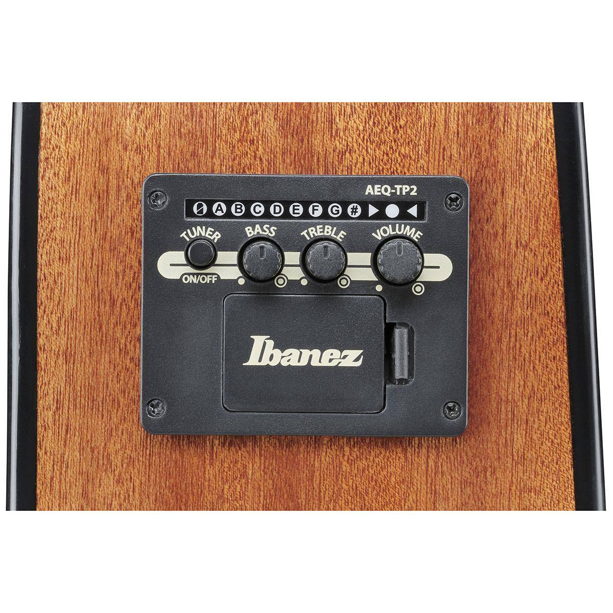 AEQ-TP2  
A B C D E F G #  
TUNER BASS TREBLE VOLUME ON/OFF  
Ibanez
