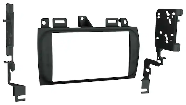 Front. Metra - Dash Kit for Select 1996-2005 Cadillac DeVille Eldorado DDIN - Black.