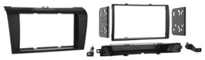 Metra - Double DIN Installation Kit for 2004 - 2008 Mazda 3 Vehicles - Black - Front_Zoom
