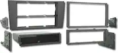 Angle. Metra - Dash Kit for Select 2000-2002 Audi A4 DIN DDIN - Black.
