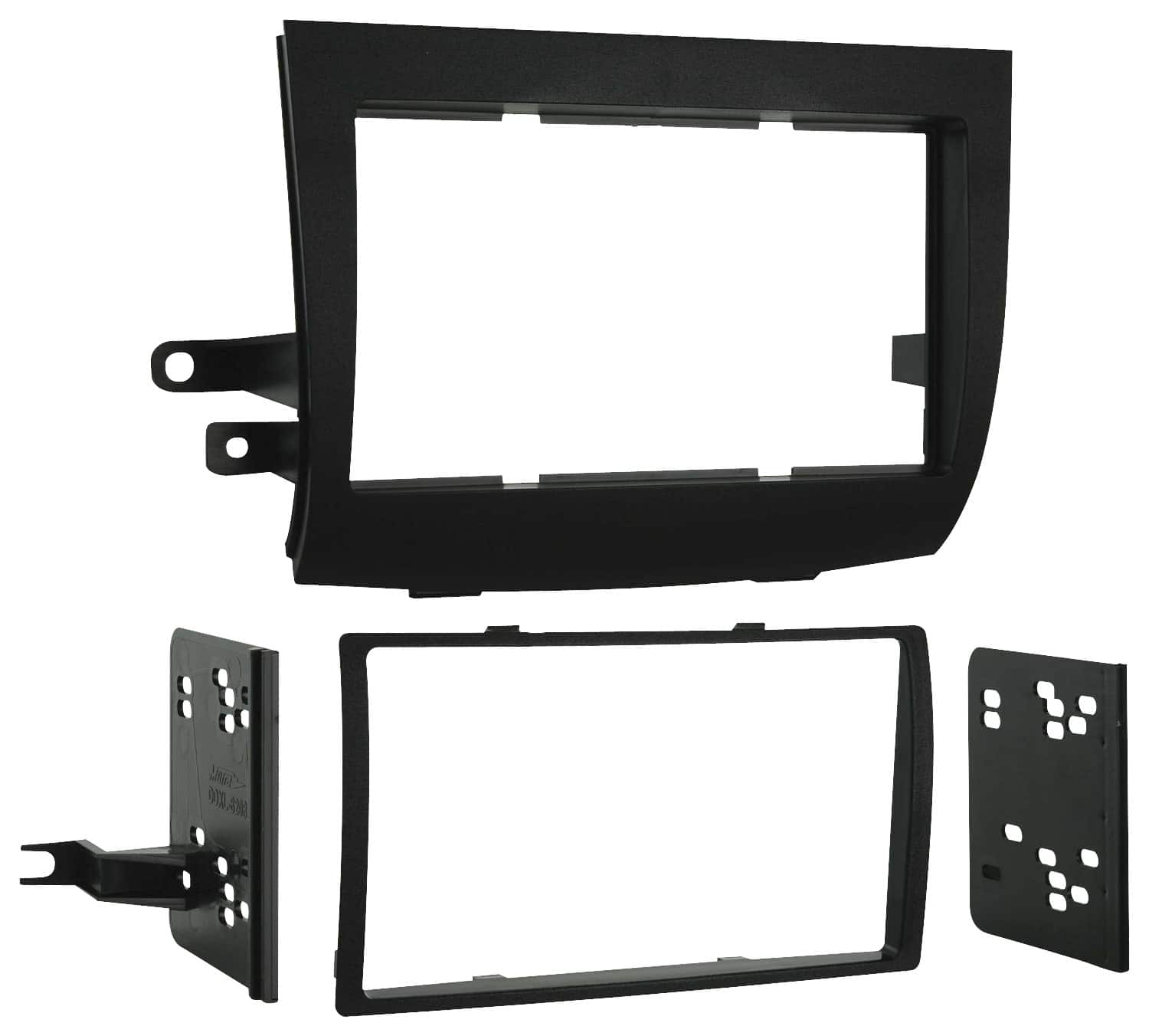 Front. Metra - Dash Kit for Select 2004-2010 Toyota Sienna DDIN - Black.