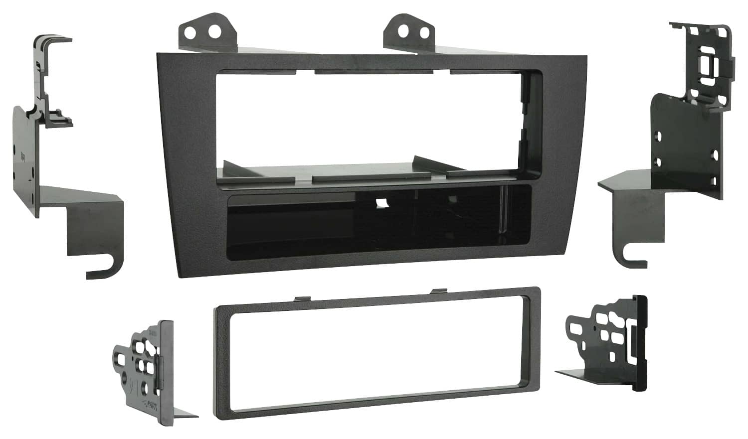 Front. Metra - Dash Kit for Select 1997-2001 Lexus ES DIN - Black.
