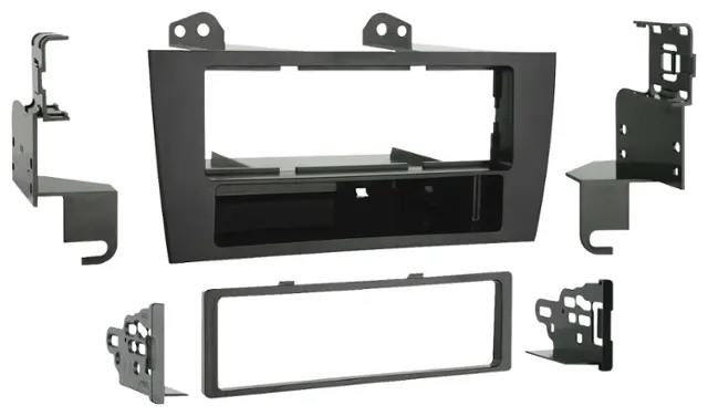 Front. Metra - Dash Kit for Select 1997-2001 Lexus ES DIN - Black.