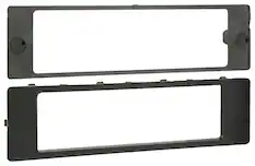 Front. Metra - Dash Kit for Select 1995-2006 Audi TT A6 A6 Avant Wagon DIN - Black.