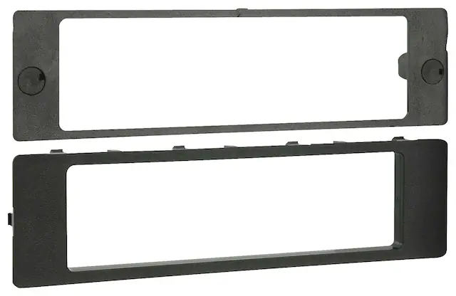 Front. Metra - Dash Kit for Select 1995-2006 Audi TT A6 A6 Avant Wagon DIN - Black.