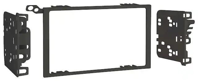 Front. Metra - Dash Kit for Select 1992-2008 Cadillac Pontiac Suzuki Isuzu DDIN - Black.