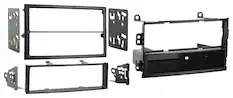 Front. Metra - Dash Kit for Select 2003-2005 Nissan 350Z DIN DDIN - Black.
