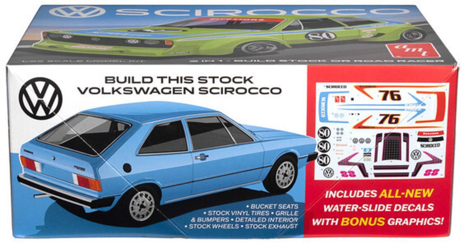 SCIROCCO 6X 80" m 11 L BULE STaK -- OAR BUILD THIS STOCK VOLKSWAGEN SCIROCCO W SCHXTO SCIROCED 80 80 80 W 76 76 SCROCEO B8 INCLUDES ALL-NEW BUCKET SEATS WATER-SLIDE DECALS STOCK VINYL TIRES GRILLE & BUMPERS DETAILED INTERIOR WITH BONUS GRAPHICS! STOCK WHEELS STOCK EXHAUST

BUILD THIS STOCK VOLKSWAGEN SCIROCCO

- STOCK VINYL
- BUCKET SEATS
- DETAILED INTERIOR
- STOCK GRILLE & BUMPERS
- STOCK WHEELS
- STOCK EXHAUST

INCLUDES ALL-NEW WATER-SLIDE DECALS WITH BONUS GRAPHICS!