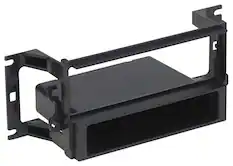 Front. Metra - Dash Kit for Select 2000-2006 Mitsubishi Eclipse Montero DIN - Black.
