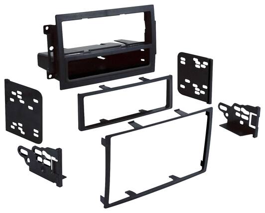 Front. Metra - Installation Kit for 2007 - 2008 Chrysler, Dodge and Jeep Vehicles - Black.