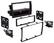 Front. Metra - Installation Kit for 2007 - 2008 Chrysler, Dodge and Jeep Vehicles - Black.