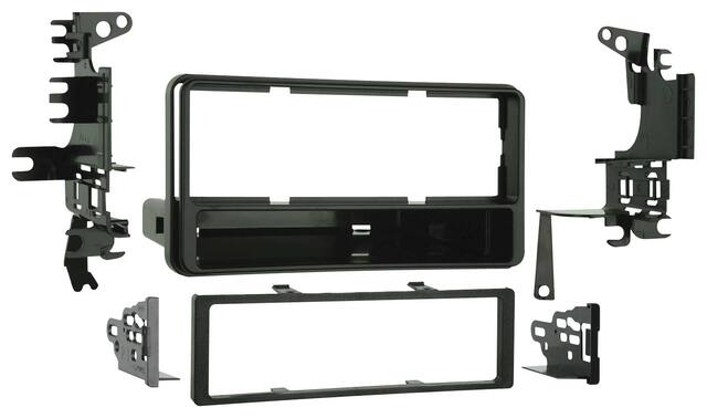 Front. Metra - Dash Kit for Select 2000-2014 Toyota RAV4 XV Crosstrek Celica MR2 DIN - Black.