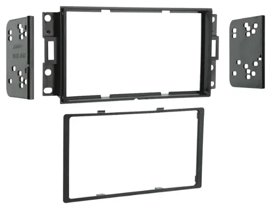 Front. Metra - Dash Kit for Select 2004-2008 Pontiac Grand DDIN - Black.