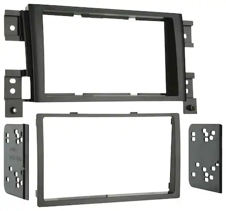 Front. Metra - Dash Kit for Select 2006-2013 Suzuki Grand DDIN - Black.