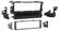 Front. Metra - Dash Kit for Select 1992-2003 Cadillac Seville Rodeo DIN - Black.