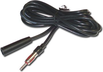 Metra - Universal Antenna Extension Cable - Black - Front_Zoom