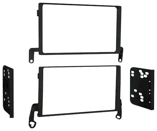 Front. Metra - Dash Kit for Select 1994-2004 Ford Lincoln F-150 F-250/350/450/550/650/750 Expedition DDIN - Black.