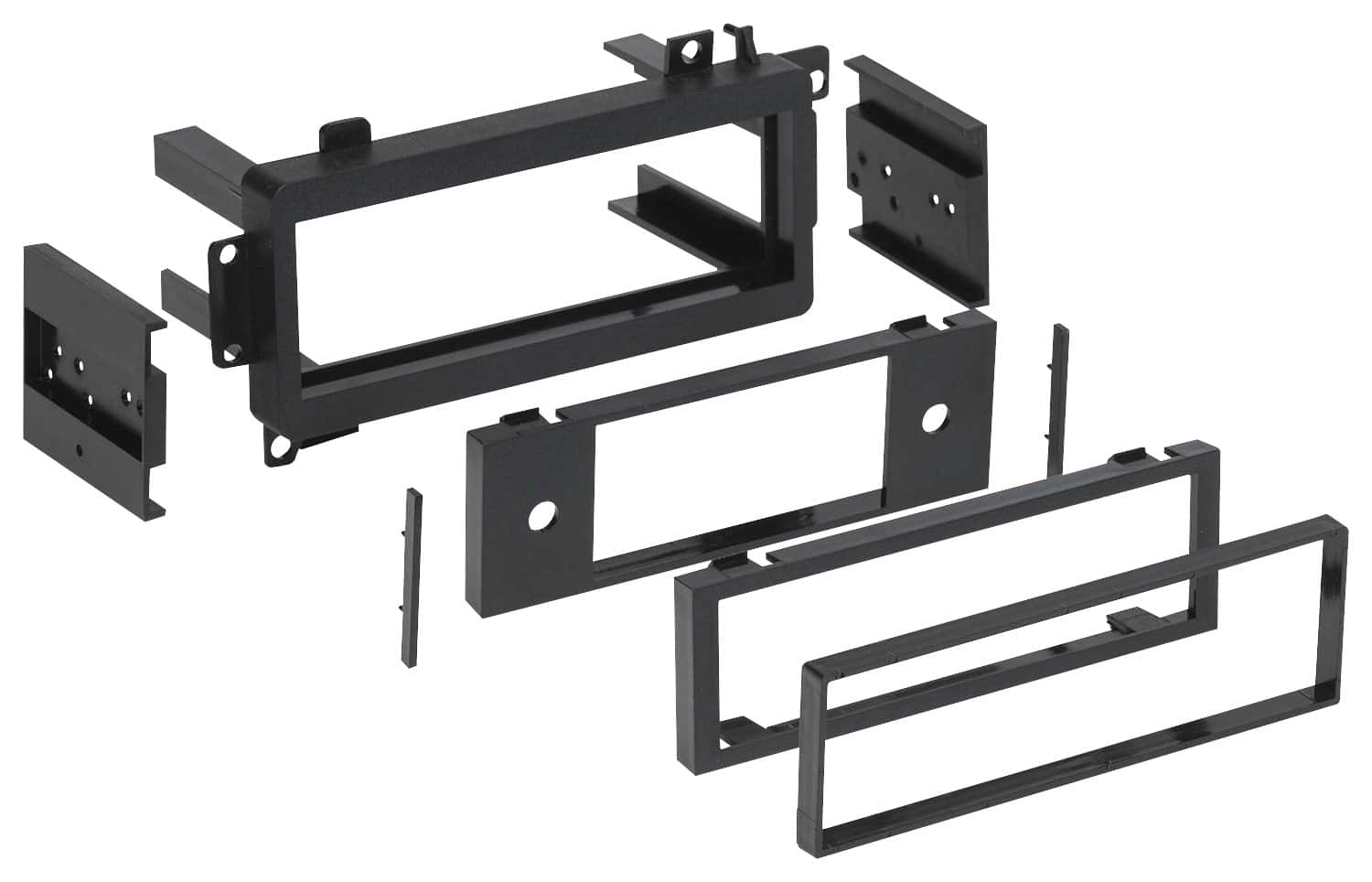 Front. Metra - Installation Kit for Select 1974 - 2003 Vehicles - Black.