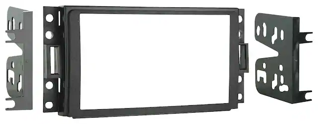 Front. Metra - Dash Kit for Select 2005-2013 Chevrolet Buick Pontiac Hummer Saturn DDIN - Black.