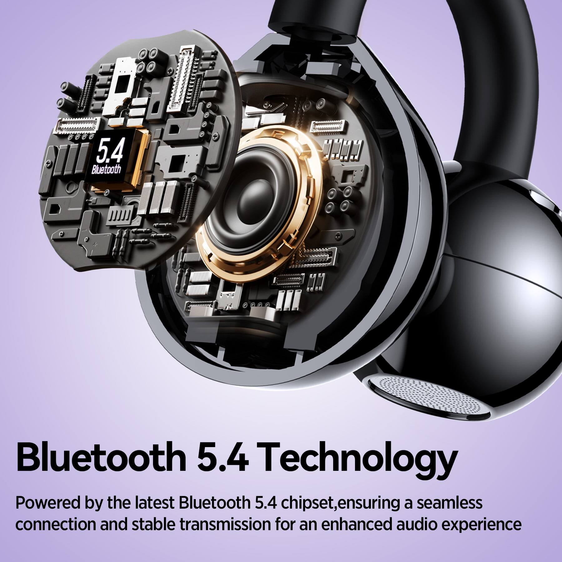 VEAT00L VEATOOL Open Ear Clip On Earbuds, Bluetooth 5.4 Sports
