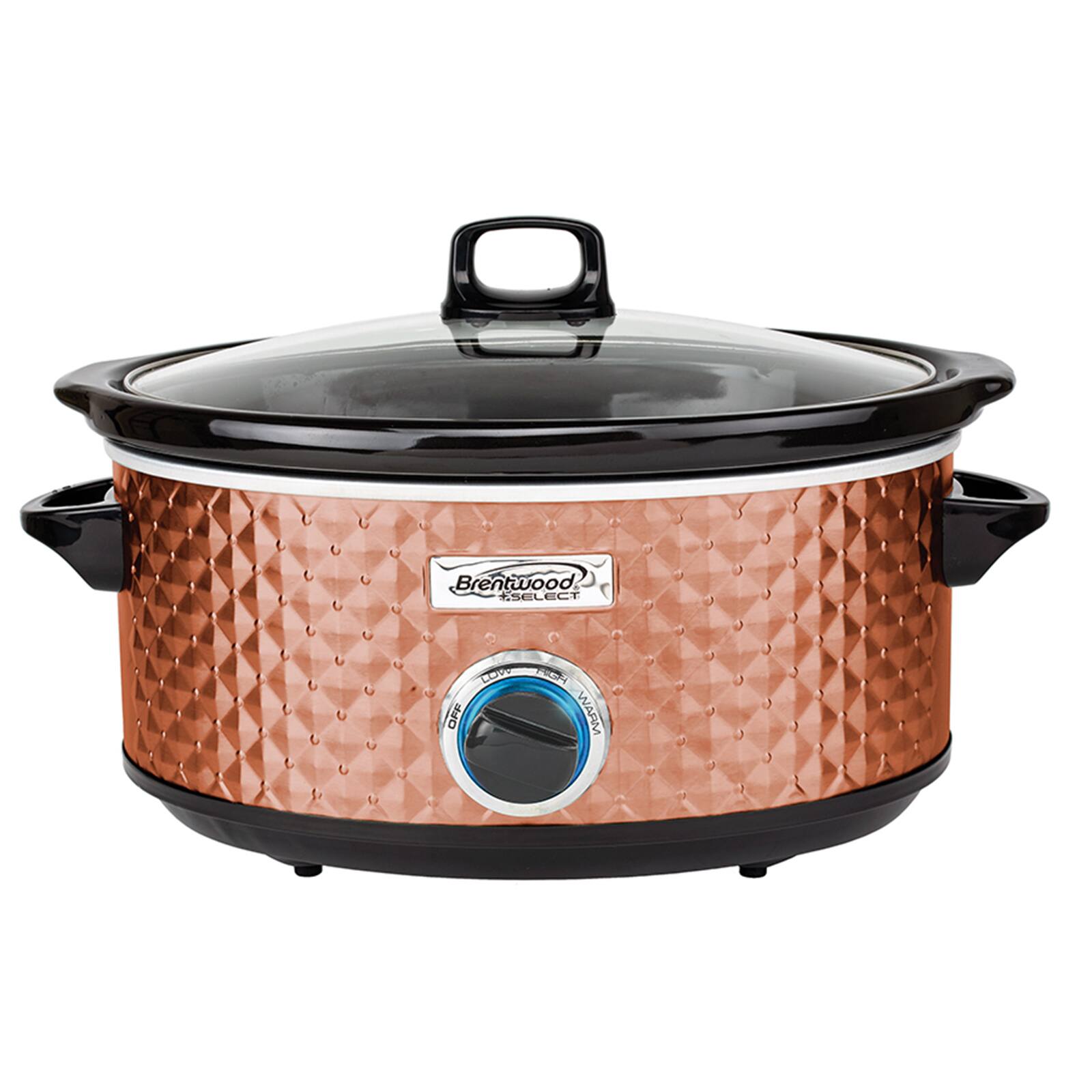 Brentwood - Select 7 Quart Slow Cooker - Copper
