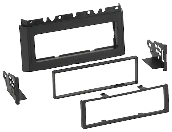 Front. Metra - Dash Kit for Select 1985-1990 Chevrolet Caprice DIN - Black.