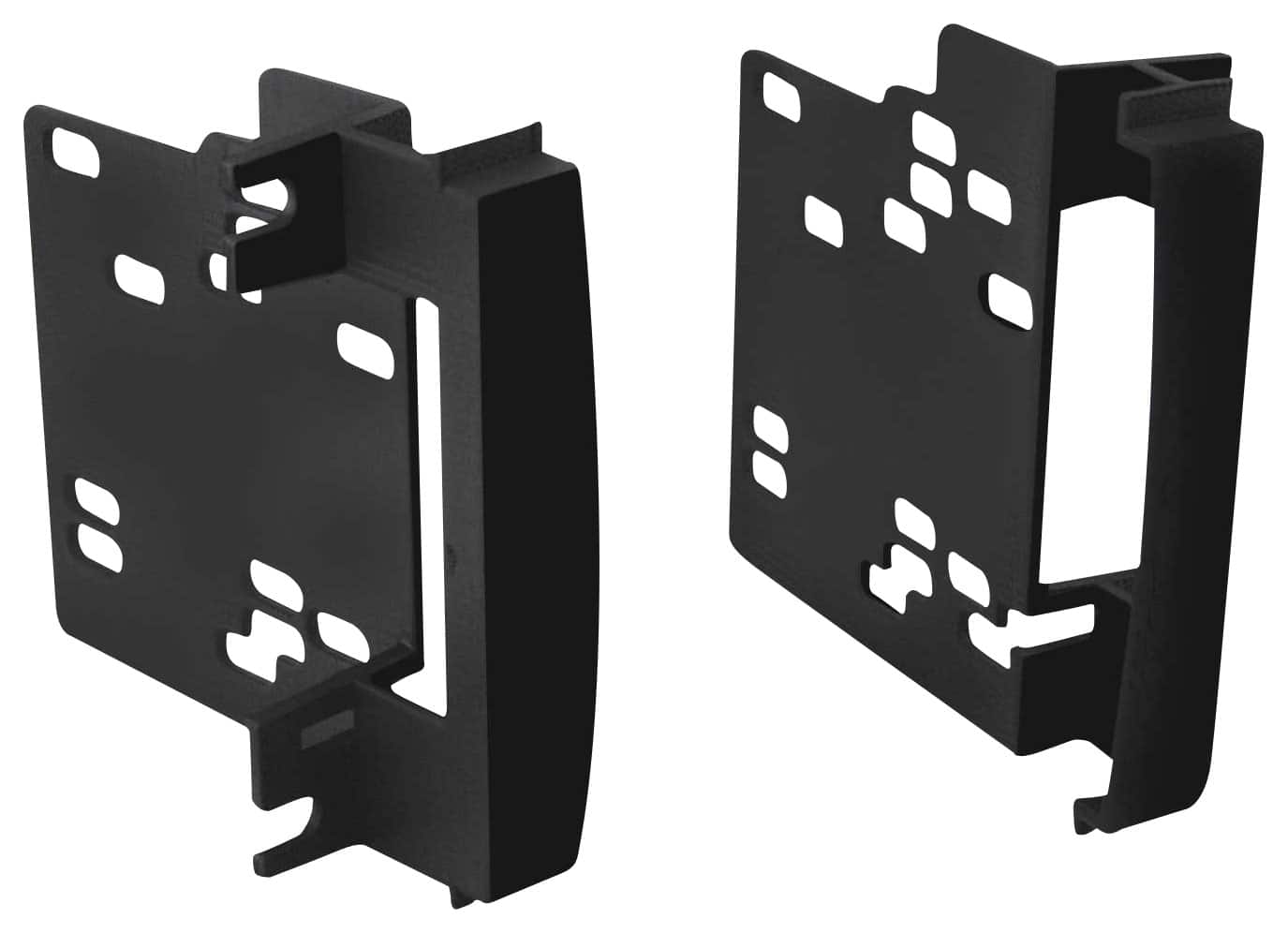 Front. Metra - Installation Kit for Select 2007 - 2008 Chrysler, Dodge and Jeep Vehicles - Black.