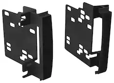Front. Metra - Installation Kit for Select 2007 - 2008 Chrysler, Dodge and Jeep Vehicles - Black.