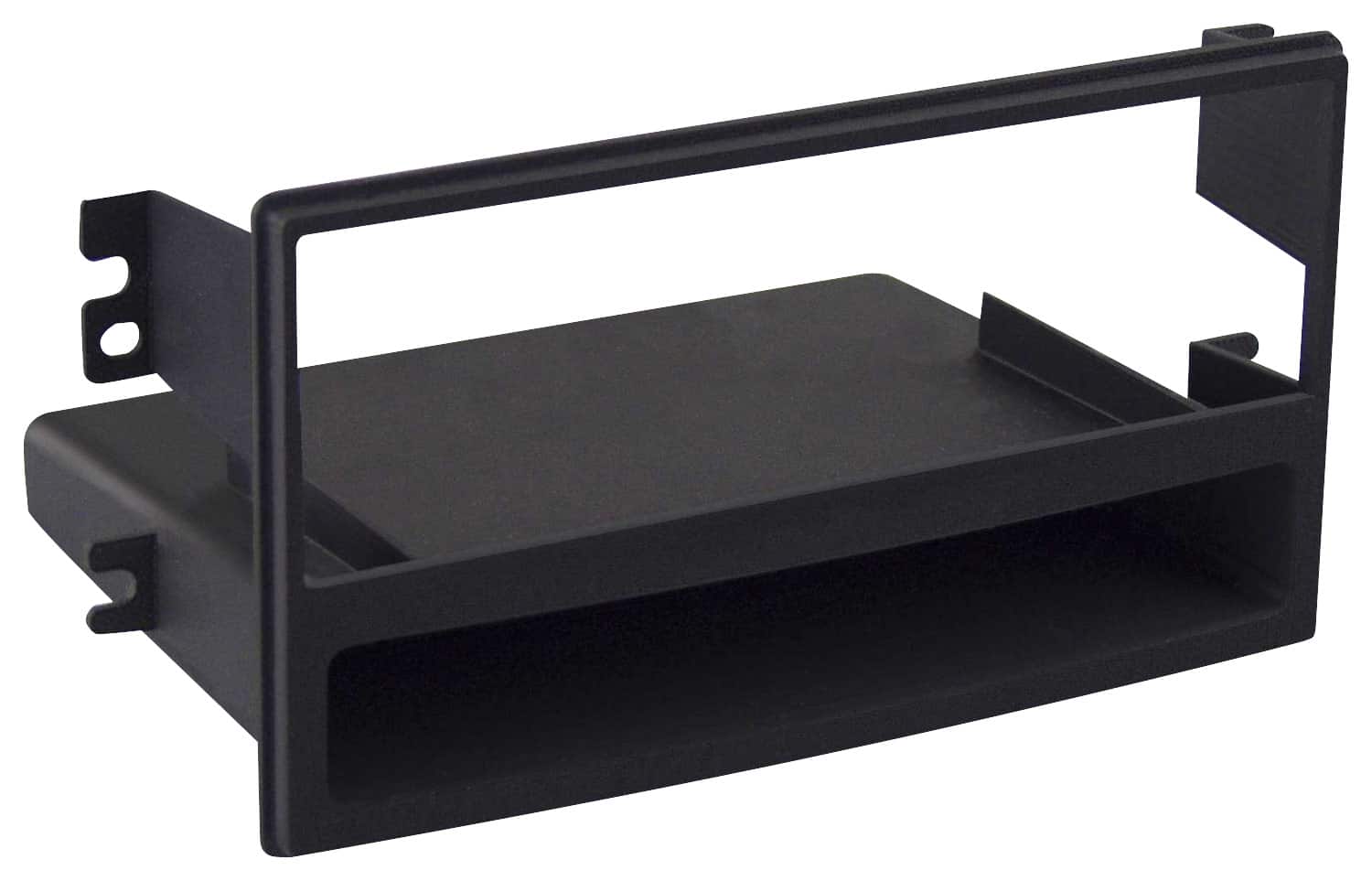 Front. Metra - Dash Kit for Select 2005-2010 Kia Sportage DIN - Black.