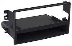 Front. Metra - Dash Kit for Select 2005-2010 Kia Sportage DIN - Black.
