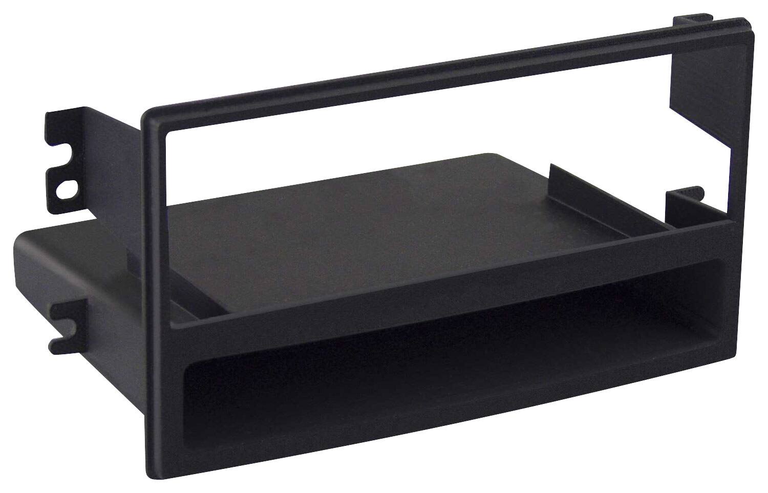 Front. Metra - Dash Kit for Select 2005-2010 Kia Sportage DIN - Black.