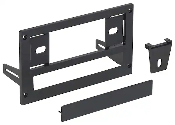 Front. Metra - Dash Kit for Select 1987-1993 Ford Mustang DIN DDIN - Black.