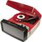 Crosley - Collegiate Portable USB Turntable - Black/Chrome/Red-Front_Standard