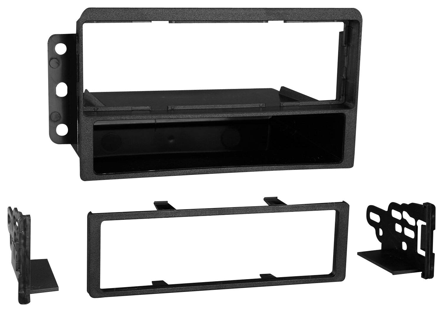 Front. Metra - Installation Kit for Select Honda and Isuzu Vehicles - Black.
