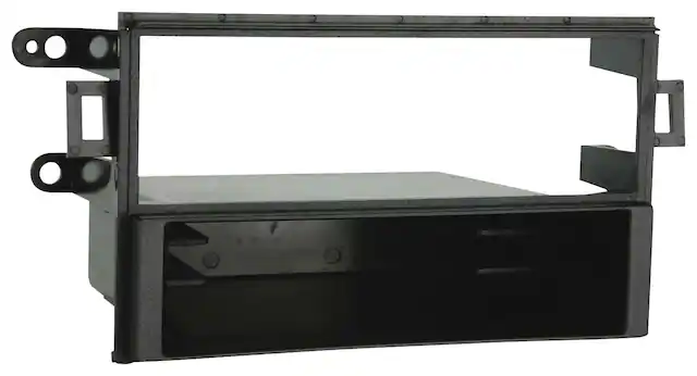 Front. Metra - Dash Kit for Select 1998-2002 Honda Accord DIN - Black.